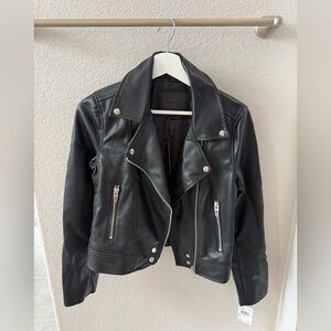 BLANK NYC Black Leather Jacket